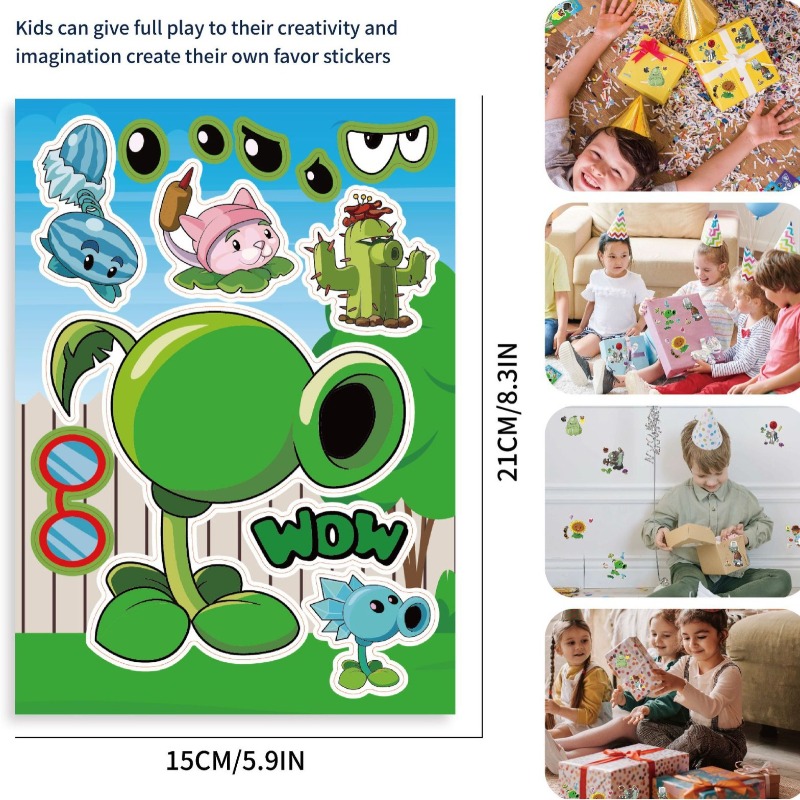 Наклейки-пазлы «Растения проти – обзор и цена Plant Parent Vs Plantin